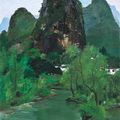 Wu Guanzhong — На берегу реки Ли (I), изображение 1