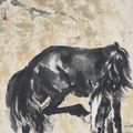Xu Beihong — Лошадиное почесывание, изображение 1