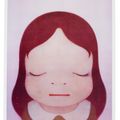 Yoshitomo Nara — Космические девушки: Глаза открыты / глаза закрыты (две работы), изображение 3