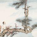 Zhang Daqian — Любуясь пейзажами и цветами, изображение 2