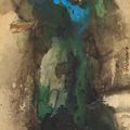 Zhang Daqian — Храм в горах, изображение 1