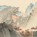 Zhang Daqian — Гора с сотней ступеней, изображение 3