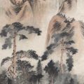 Zhang Daqian — Ученые в Сосновом бору, изображение 1