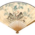Zhang Daqian — Путешествие в горы/ Бамбук и скалы, изображение 3