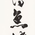 Zhao Shao'ang — Каллиграфическое двустишие, изображение 2