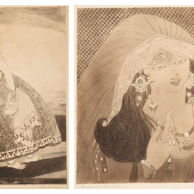 Abdur Rahman Chughtai — Невеста; Жаркая погода