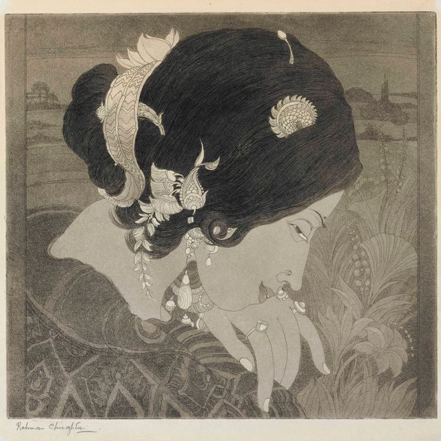 Abdur Rahman Chughtai — Без названия (Аромат)