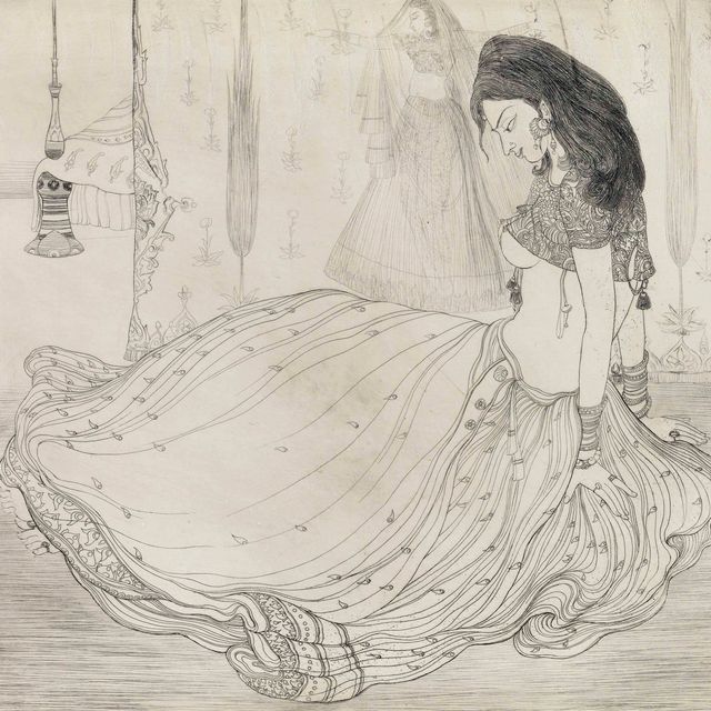 Abdur Rahman Chughtai — За занавеской
