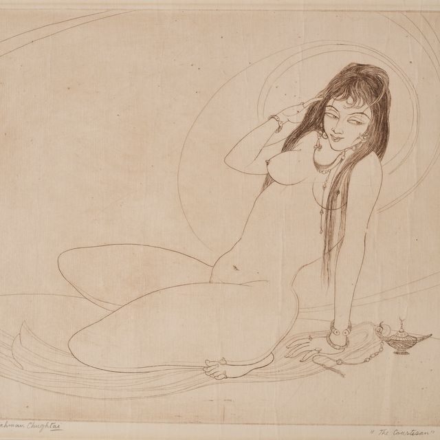 Abdur Rahman Chughtai — Куртизанка
