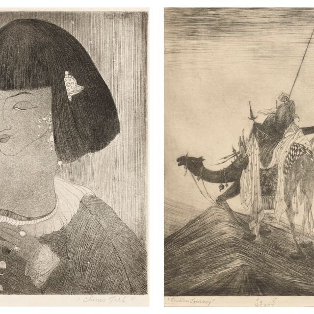 Abdur Rahman Chughtai — Китайская девушка; Бесконечное путешествие