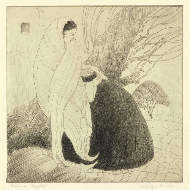 Abdur Rahman Chughtai — Деревенская дева