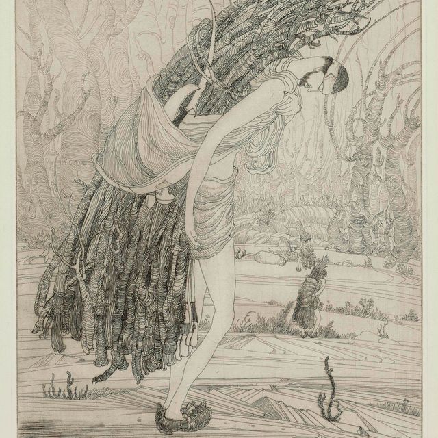 Abdur Rahman Chughtai — Без названия (кашмирский дровосек)