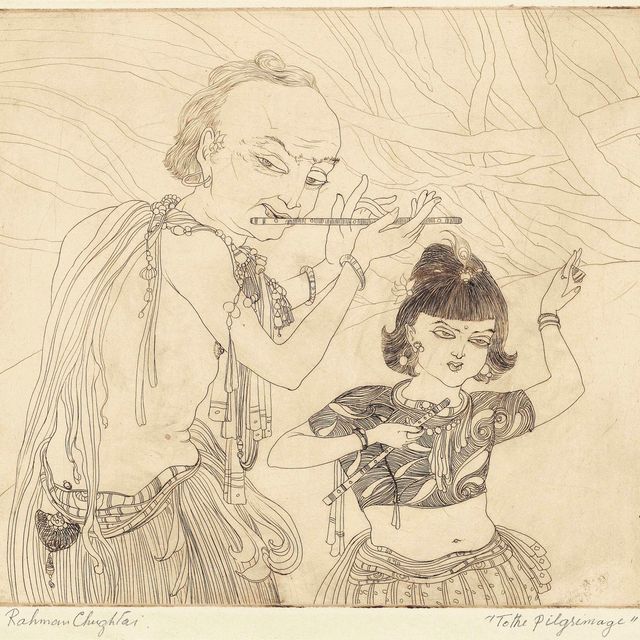 Abdur Rahman Chughtai — На паломничество