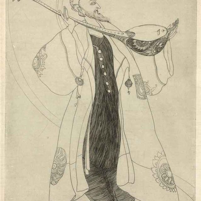 Abdur Rahman Chughtai — Старый музыкант