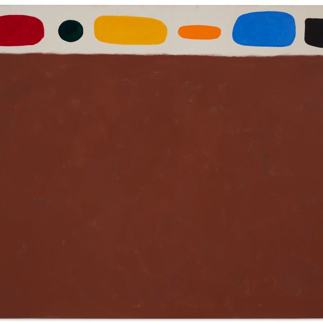 Adolph Gottlieb — Коричневое поле