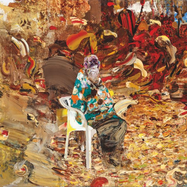 Adrian Ghenie — Чарльз Дарвин в возрасте 75 лет