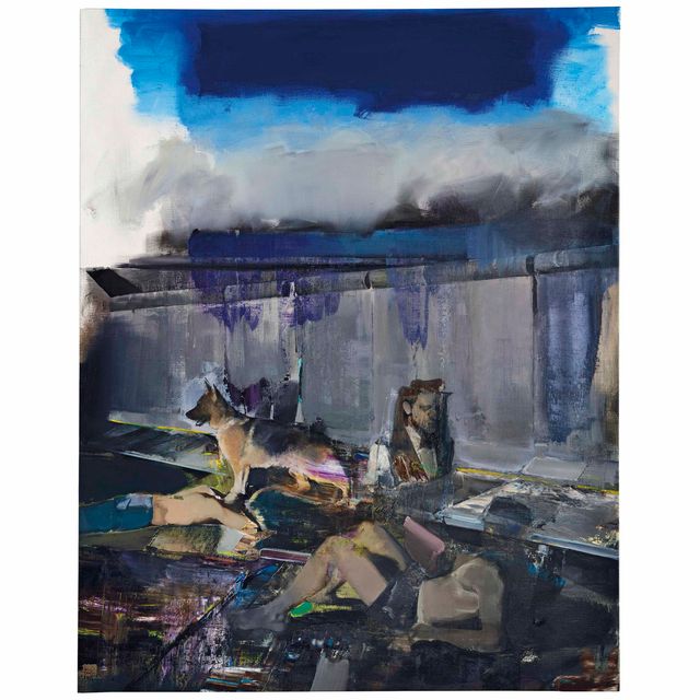 Adrian Ghenie — Голубой дождь