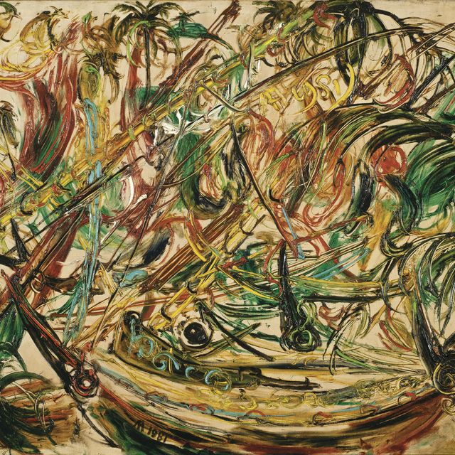 Affandi — Пераху-Пераху Мадура (лодки у острова Мадура)
