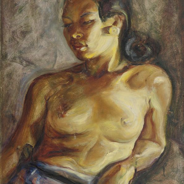 Affandi — Обнаженная балийка
