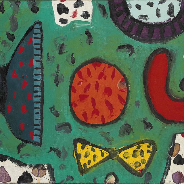 Alan Davie — Апельсин с бантом