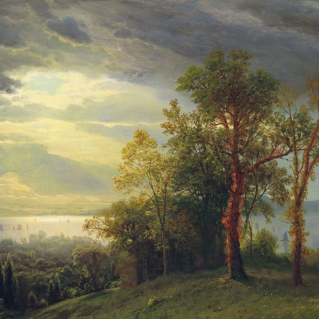 Albert Bierstadt — Вид на Гудзон