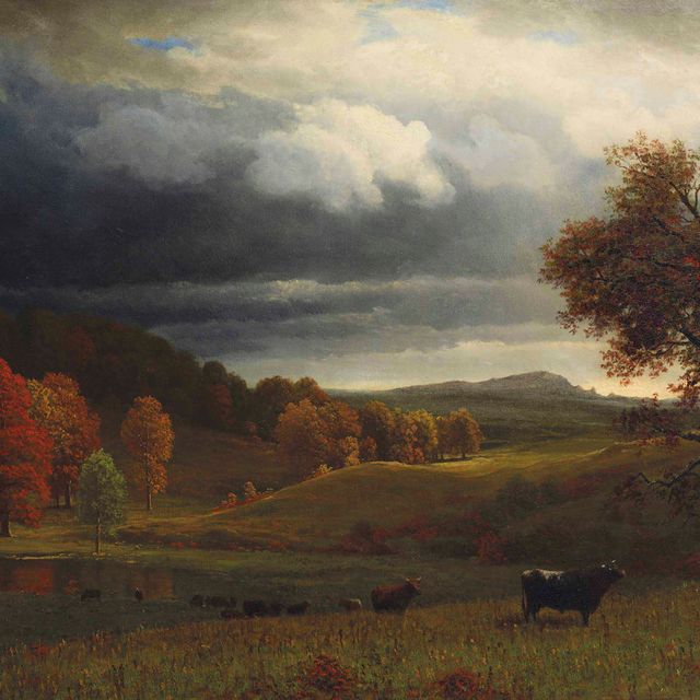 Albert Bierstadt — Осенний пейзаж: Катскиллские горы