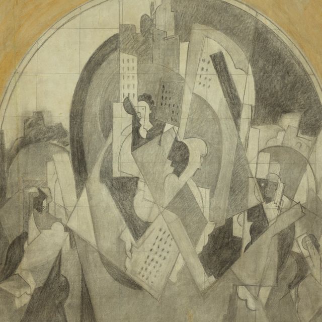 Albert Gleizes — Этюд для художественной росписи Московского вокзала
