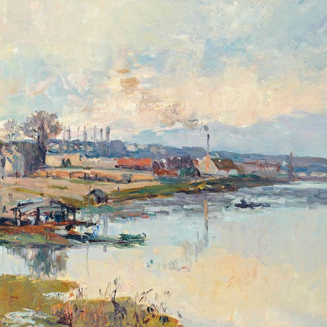 Albert Lebourg — Ла-Сена в Порт-Марли