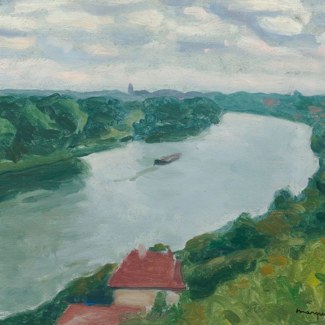 Albert Marquet — Ла-Фретт, набережная Сены в кото в направлении Эрбле