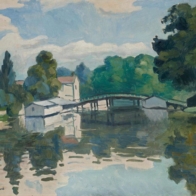 Albert Marquet — Самоа-сюр-Сен, ле-пон-де-л'Иль