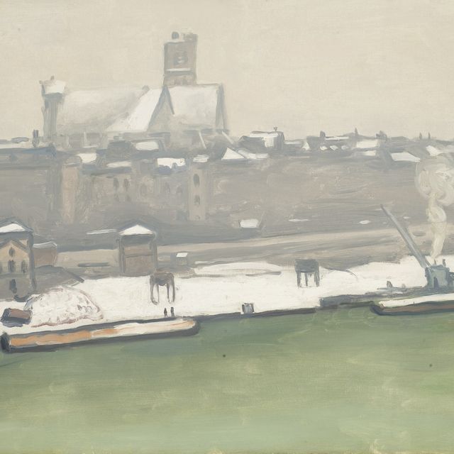 Albert Marquet — Набережная города и церкви Сен-Жерве-су-ла-Неж
