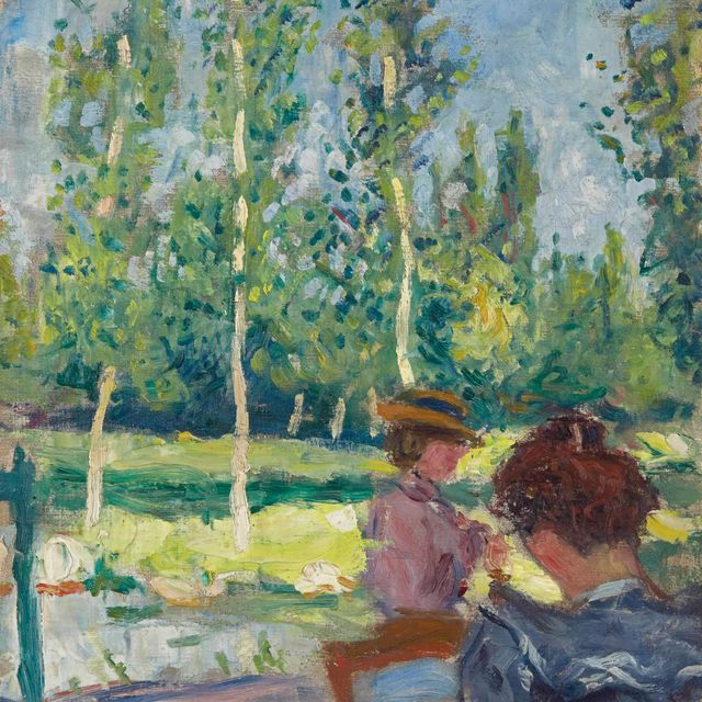 Albert Marquet — Двое женщин в саду