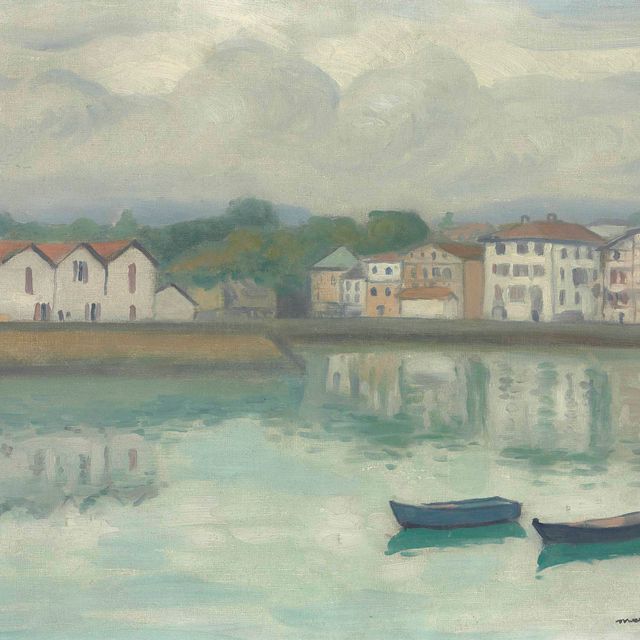 Albert Marquet — Порт-де-Сибур, Сен-Жан-де-Люз, октябрь 1927 года