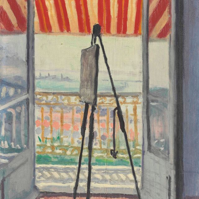 Albert Marquet — Балкон в магазине rayé