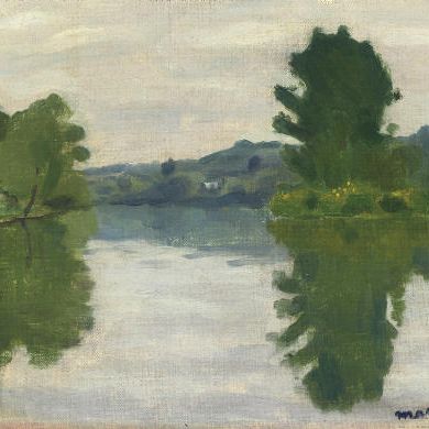 Albert Marquet — Ла-Марн в парке Сен-Мор