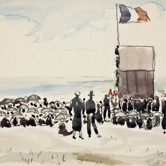 Albert Marquet — Пляж в Аудьерне