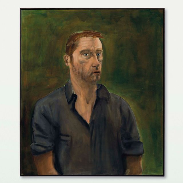 Albert Oehlen — Автопортрет с открытым ртом (Selbstporträt mit Offenem Mund)