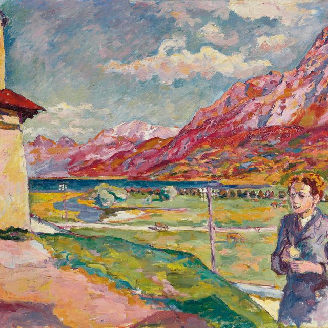 Alberto Giacometti — Бруно Джакометти - семейный художник из Малохи, ум, 1920