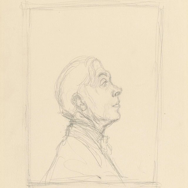 Alberto Giacometti — Портрет Пьера Реверди
