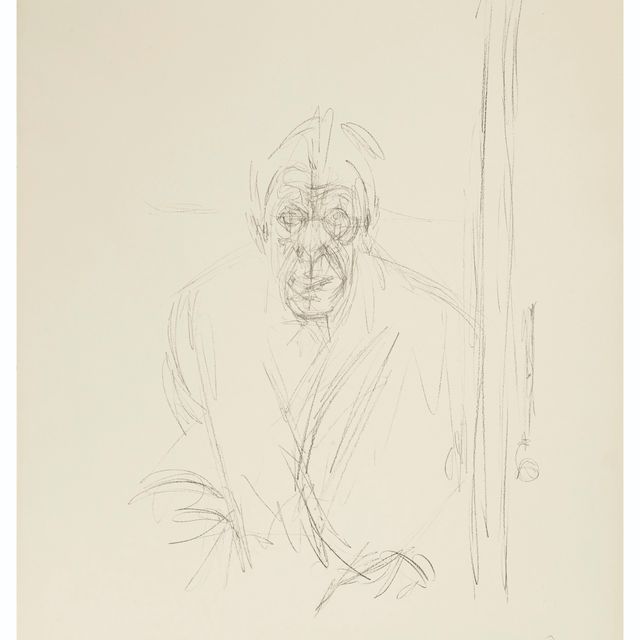 Alberto Giacometti — Автопортрет