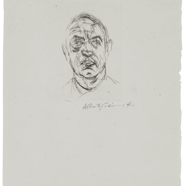 Alberto Giacometti — Орбандейл [Илиазд] V, из "Дюзы портретов знаменитости Орбандейл"