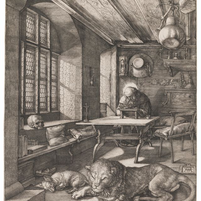 Albrecht Dürer — Святой Иероним в своем кабинете