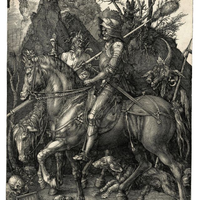 Albrecht Dürer — Рыцарь, смерть и дьявол (ч. 98; М., Зал. 74; С.М.С. 69)