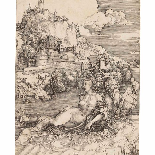 Albrecht Dürer — Морской монстр (Б. 71; М., зал. 66; С.М.С. 21)