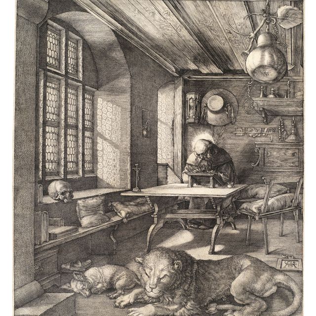 Albrecht Dürer — Святой Иероним в своем кабинете