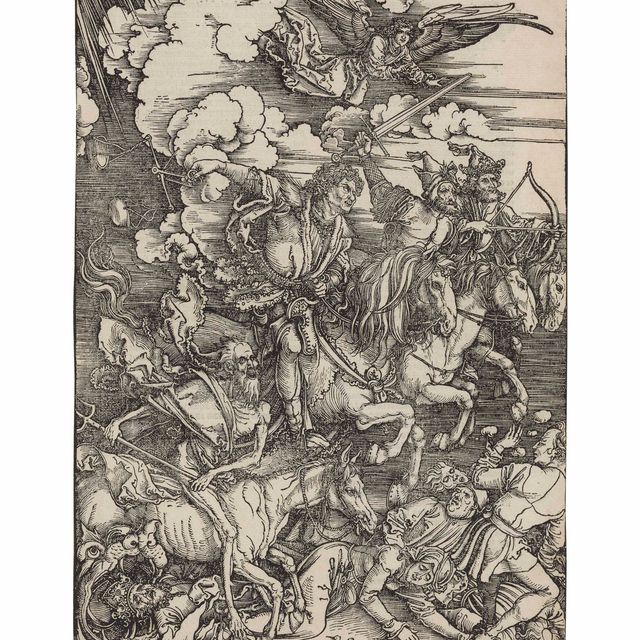 Albrecht Dürer — Четыре всадника Апокалипсиса, из "Апокалипсиса" (B. 64; M. Holl. 167; S.M.S. 115)