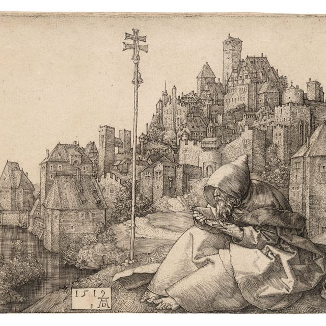 Albrecht Dürer — Чтение Святого Антония