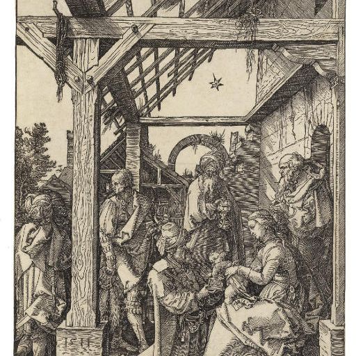 Albrecht Dürer — Поклонение волхвов (ч. 3; М., гл. 208; С.М.С. 225)
