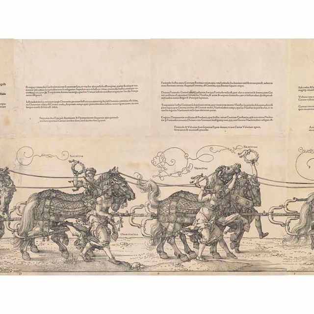 Albrecht Dürer — Великая триумфальная колесница (В. 139; М., гл. 252; С.М.С. 257)