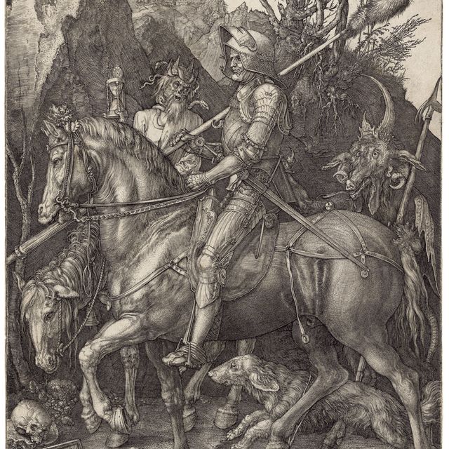 Albrecht Dürer — Рыцарь, смерть и дьявол (ч. 98; М., Зал. 74; С.М.С. 69)